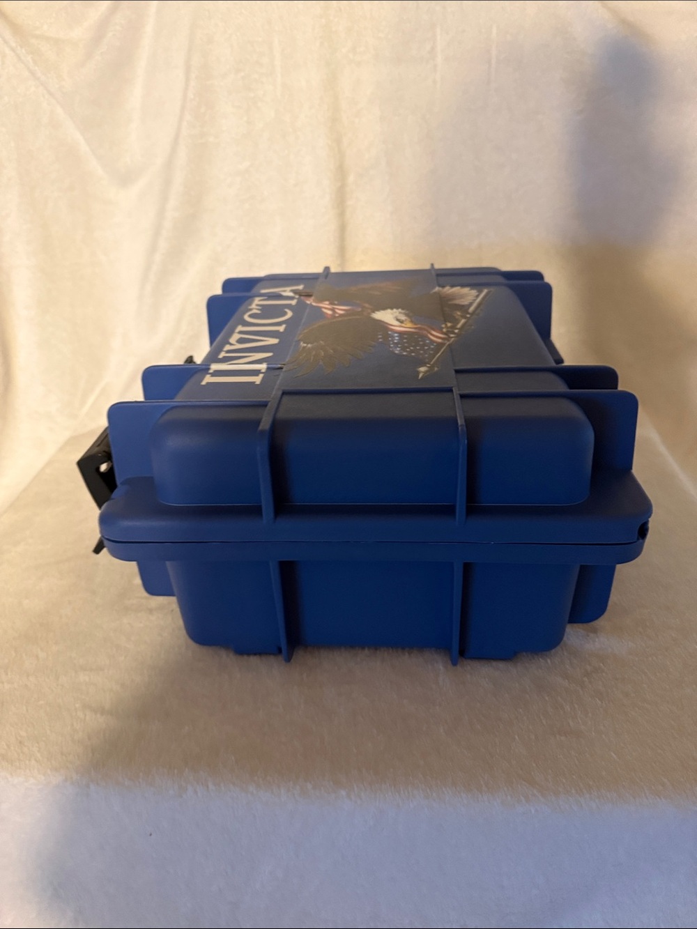 Invicta Blue Travel Case with Eagle and Flag Graphic - Picture 6 of 8